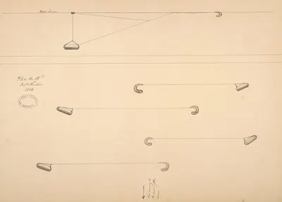 Submarine. Bomb hooks and cables by Роберт Фултон, 1806 — digital art print download