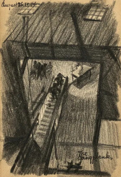 The gangplank by Виктор Альфред Ланди, 1944 — digital art print download