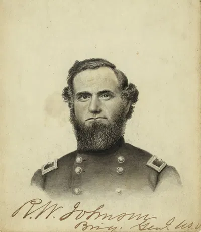 R. W. Johnson, Brig. Genl. U.S.V. by Алден Финни Брукс, 1862-1864 — digital art print download