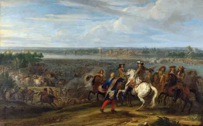 Людовик XIV пересекает Нидерланды в Лобите by Адам Франс ван дер Мюлен, 1672 - 1690 — digital art print download