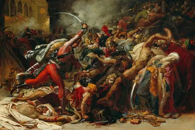 Эскиз к "Восстанию в Каире by Анн Луи Жироде-Триосон, 1810 — digital art print download