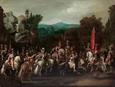 Departure of the Amazons by Claude Déruet — digital art print download