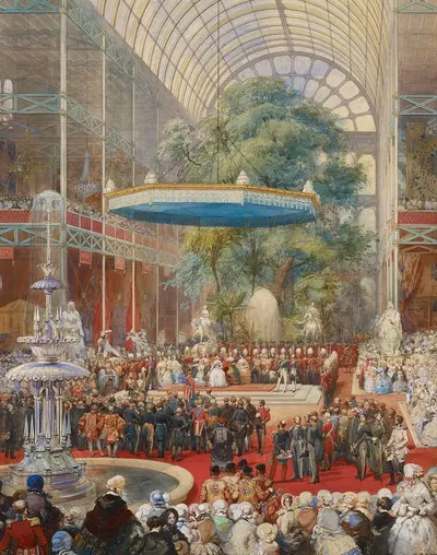 Открытие Великой выставки, 1 мая 1851 года by Эжен Лами, 1851 — digital art print download
