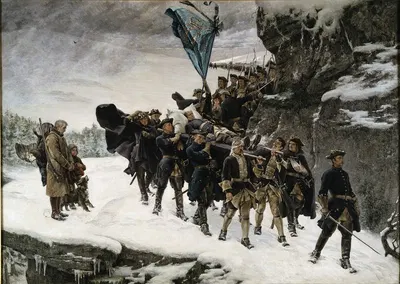 Возвращение тела короля Карла XII Шведского by Густав Седерстром, 1884 — digital art print download