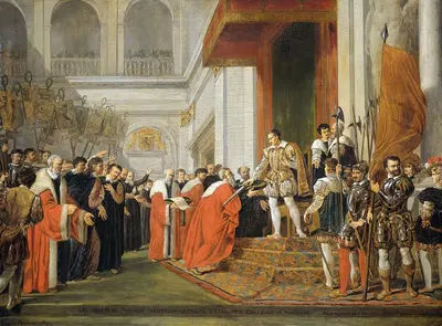 Утрехтский союз by Жозеф Дени Одевэр, 1815 - 1830 — digital art print download