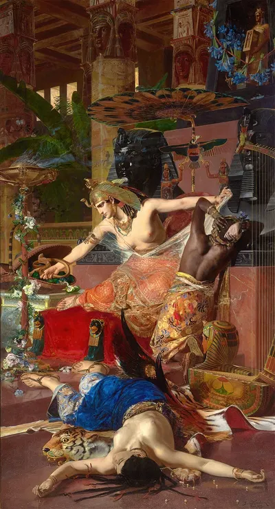 Cleopatra by Julius Kronberg, 1883 — digital art print download