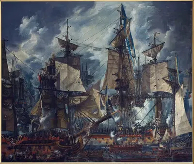 Победа Хогланда by Луи Жан Депре, 1794 — digital art print download