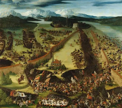 The Battle of Pavia by Rupert Heller — digital art print download