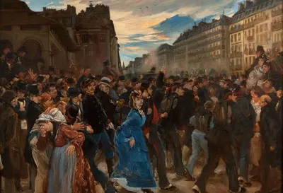 Отправление мобильных, в июле 1870 by Альфред Деоденк, 1879 — digital art print download