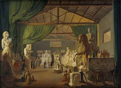 Pope Leo XII Visiting Thorvaldsen's Studios In The Piazza Barberini, 18 October 1896 by Ditlev Martens, 1828 – 1829 —…