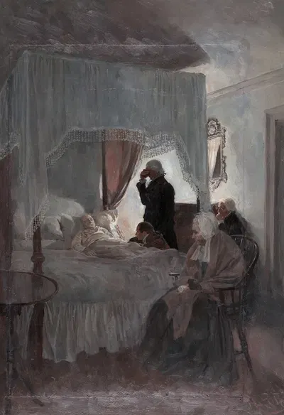 Смерть Вашингтона by Говард Пайл — digital art print download