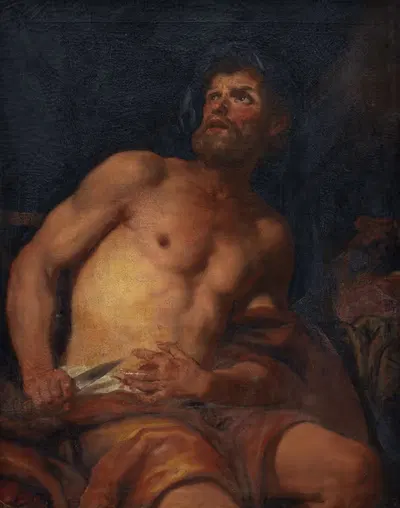 Смерть Катона Молодого by Иоганн Карл Лот, 1647 – 1698 — digital art print download