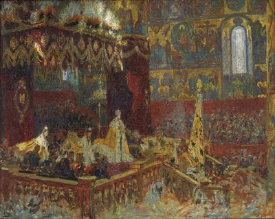 Церемония коронации царя Николая II в Москве by Лауриц Туксен, 1895-1896 — digital art print download