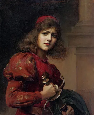 Святая Жанна д'Арк by Поль де Ла Буле, 1909 — digital art print download