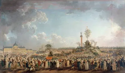 Праздник Сверхъестественного, на Шан-де-Марс by Пьер-Антуан Демаки, 1794 — digital art print download