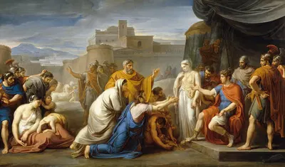 Умеренность Сципиона by Винченцо Камучини, 1808–1811 — digital art print download