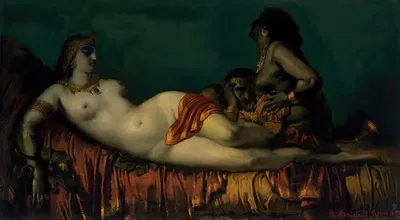 Клеопатра by Антуан Бурлар, 1859 — digital art print download