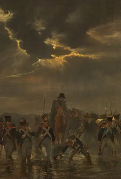 Поход генерала Корта Хейлигера для повторного захвата Батха, 1809 год by Карел Фредерик Бомблед, 1837-1897 — digital art…