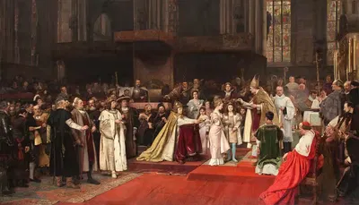 Ты, счастливый Австрия, женись by Вацлав Броужик, 1896 — digital art print download