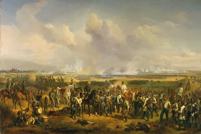 Die Schlacht bei Szeged by Albrecht Adam, 1853 — digital art print download