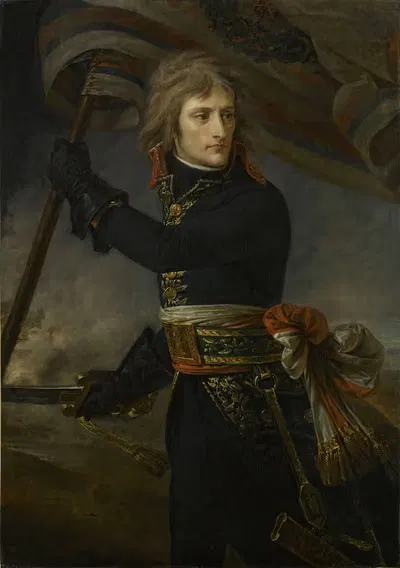 Бонапарт на мосту Арколе by Антуан-Жан Гро, 1796 — digital art print download