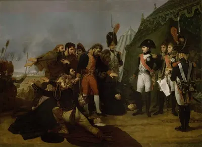 Наполеон принимает капитуляцию Мадрида, 4 декабря 1808 by Антуан-Жан Гро, 1810 — digital art print download