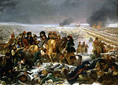 Наполеон на поле битвы при Эйлау by Антуан-Жан Гро, 1807 — digital art print download