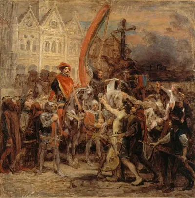 Этьен Марсель и Великая Ордонанс 1357 года by Диоген Майяр, 1883 — digital art print download