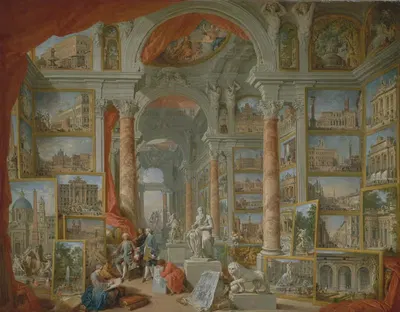 Современный Рим by Джованни Паоло Панино, 1757 — digital art print download