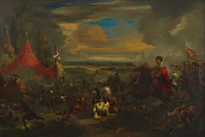 Освободительная битва под Веной 1683 by Ян Вайк, 1698 — digital art print download