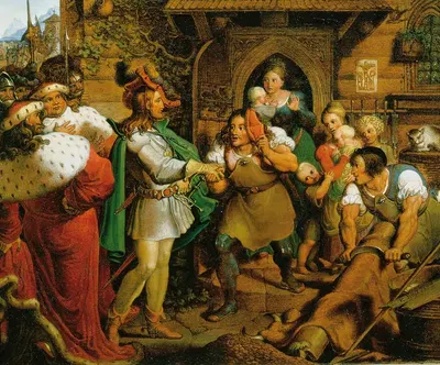 Кайзер Максимилиан посещает ремесленников by Карл Русс, 1822 — digital art print download