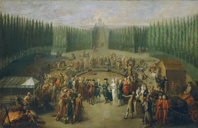 Закладка фундамента Конкордии в Лаксенбурге by Мартин Кноллер, 1795 — digital art print download