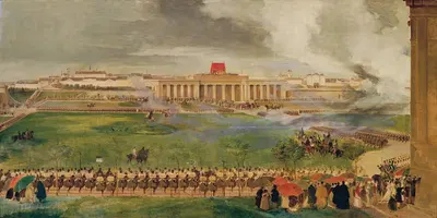 Полевое месса на внешнем замковом дворе 13 апреля 1826 года by Петер Фенди, 1826 — digital art print download