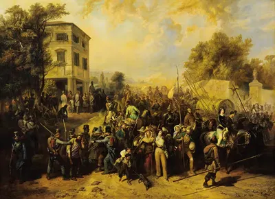 Исход римлян из Виченцы by Петер Иоганн Непомук Гайгер, 1850 — digital art print download