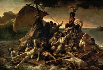The Raft of the Medusa by Théodore Géricault, 1818 — digital art print download