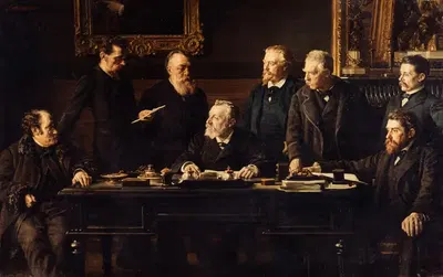 Кабинет Муниципального совета, июль 1883 by Феликс Жоббе-Дюваль, 1885 — digital art print download