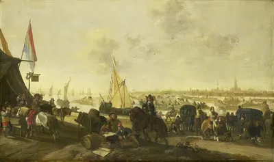 Осада и захват города Хулст у испанцев, 5 ноября 1645 by Хендрик де Мейер, 1645 — digital art print download