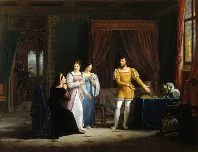 Щедрость Баярда by Генри-Жозеф Буаар, 1827 — digital art print download