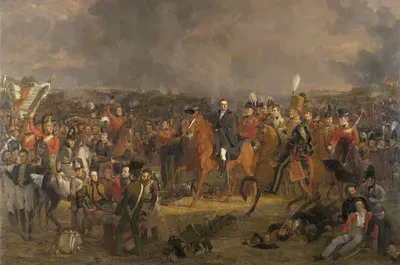 Битва при Ватерлоо by Ян Виллем Пиненман, 1824 — digital art print download