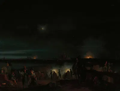 Обстрел ’с-Хертогенбоса французами by Иосиф Августус Книп, 1800 — digital art print download