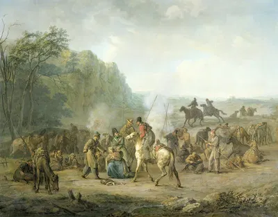 Cossack Bivouac, 1813 by Louis Moritz, 1813 - 1814 — digital art print download