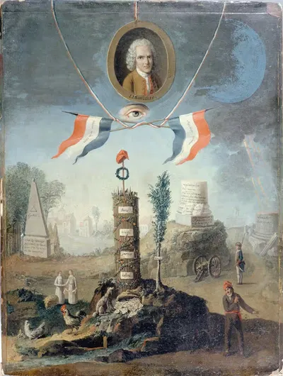 Революционная аллегория by Николя-Анри Жора де Берри, 1794 — digital art print download
