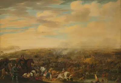 Prince Maurice at the Battle of Nieuwpoort, 2 July 1600 by Pauwels van Hillegaert — digital art print download