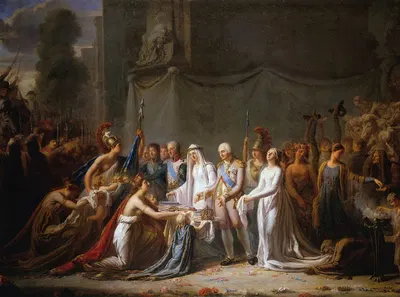 Аллегория входа Людовика XVIII в Париж, 3 мая 1814 by Пьер Николя Легран, 1814 — digital art print download