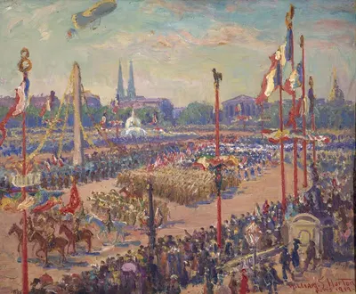 Défilé de la Victoire, place de la Concorde, le 11 novembre 1919, 8ème arrondissement by William Samuel Horton, 1919 —…