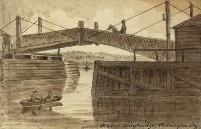 Рисунок в Лонгбридже, Вашингтон by Август Кёлльнер, 1839 — digital art print download