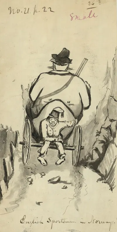 English sportsman in Norway by Баярд Тейлор, 1856-1857 — digital art print download