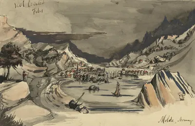 Molde, Norway by Баярд Тейлор, 1856-1857 — digital art print download