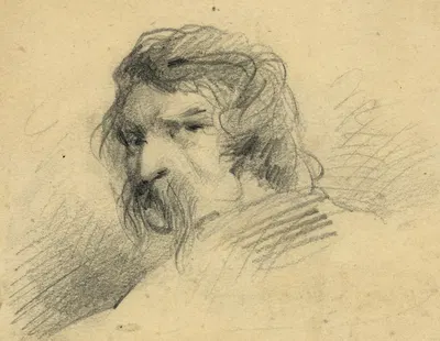 Self portrait by Баярд Тейлор, 1856-1870 — digital art print download