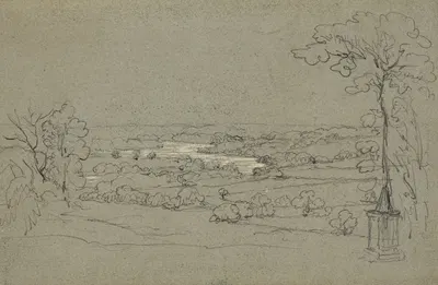The Powatan Valley of the Powatan Virginia from the church yard of the church Philip Henry addressed the people in the…